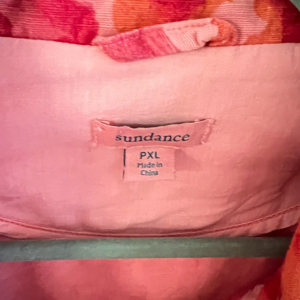 Sundance Catalog. Sundance Sunrise Bloom Blazer. Floral. EUC! Size Petite XL. - Picture 6 of 8